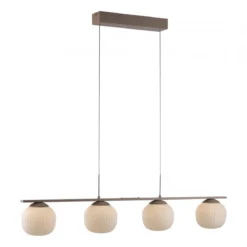 JUST LIGHT 15179-39 NAMI Pendelleuchte 4-flammig sandfarben