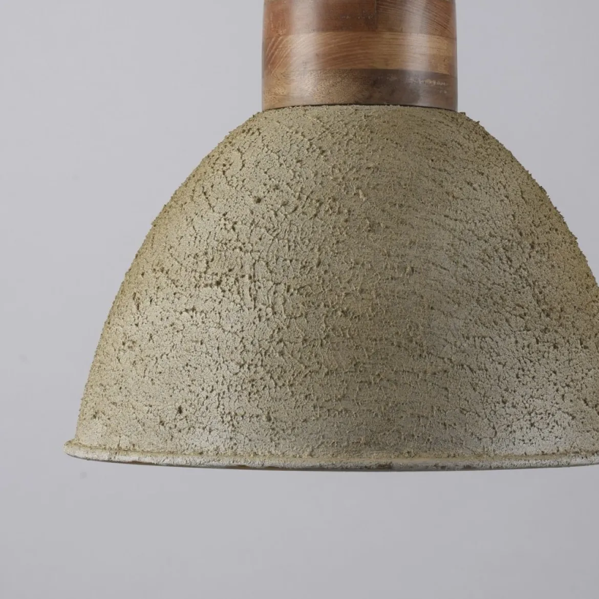 JUST LIGHT 11985-39 Pendelleuchte Samia E27 Beige Mangoholz