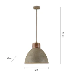 JUST LIGHT 11985-39 Pendelleuchte Samia E27 Beige Mangoholz