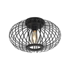 JUST LIGHT 11410-18 RACOON Deckenleuchte schwarz 40cm E27