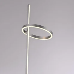 JUST LIGHT 15397-55 RITUS Stehleuchte stahl dimmbar, Touchdimmer