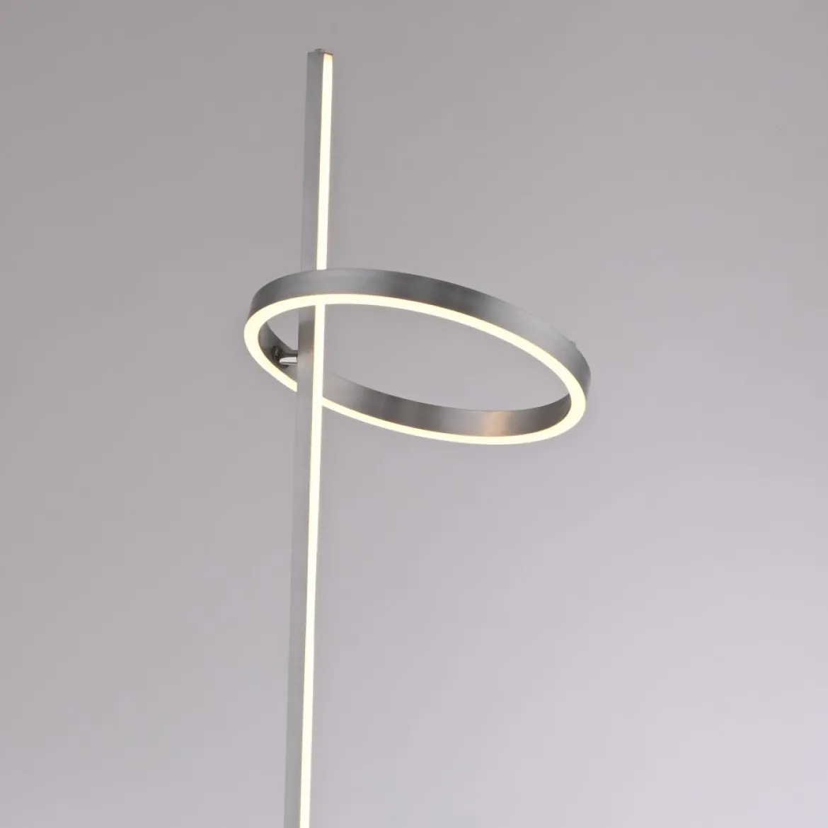 JUST LIGHT 15397-55 RITUS Stehleuchte stahl dimmbar, Touchdimmer