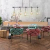 JUST LIGHT 11330-60 TAMARA Pendelleuchte 5-flammig schwarz matt gold Vintage Look