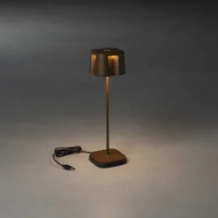 KONSTSMIDE 7818-970 Nice USB-Tischleuchte rostfarben IP54