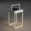 KONSTSMIDE No. 7815-250 Portofino LED Solar USB-Laterne weiß dimmbar mit Sensor