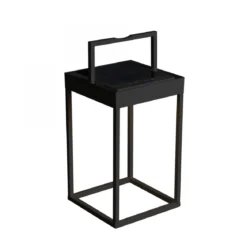 KONSTSMIDE No. 7815-750 Portofino LED Solar USB-Laterne schwarz dimmbar mit Sensor