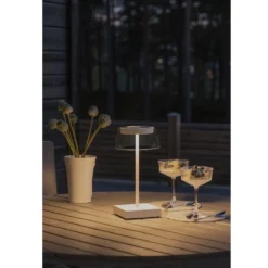 KONSTSMIDE 7816-250 Scilla USB-Tischleuchte weiss IP54