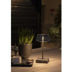 KONSTSMIDE 7816-750 Scilla USB-Tischleuchte schwarz IP54