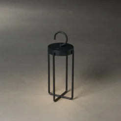 KONSTSMIDE 7820-750 USB Laterne Manorola schwarz 39cm dimmbar