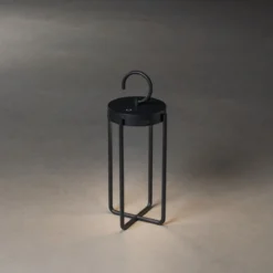 KONSTSMIDE 7820-750 USB Laterne Manorola schwarz 39cm dimmbar