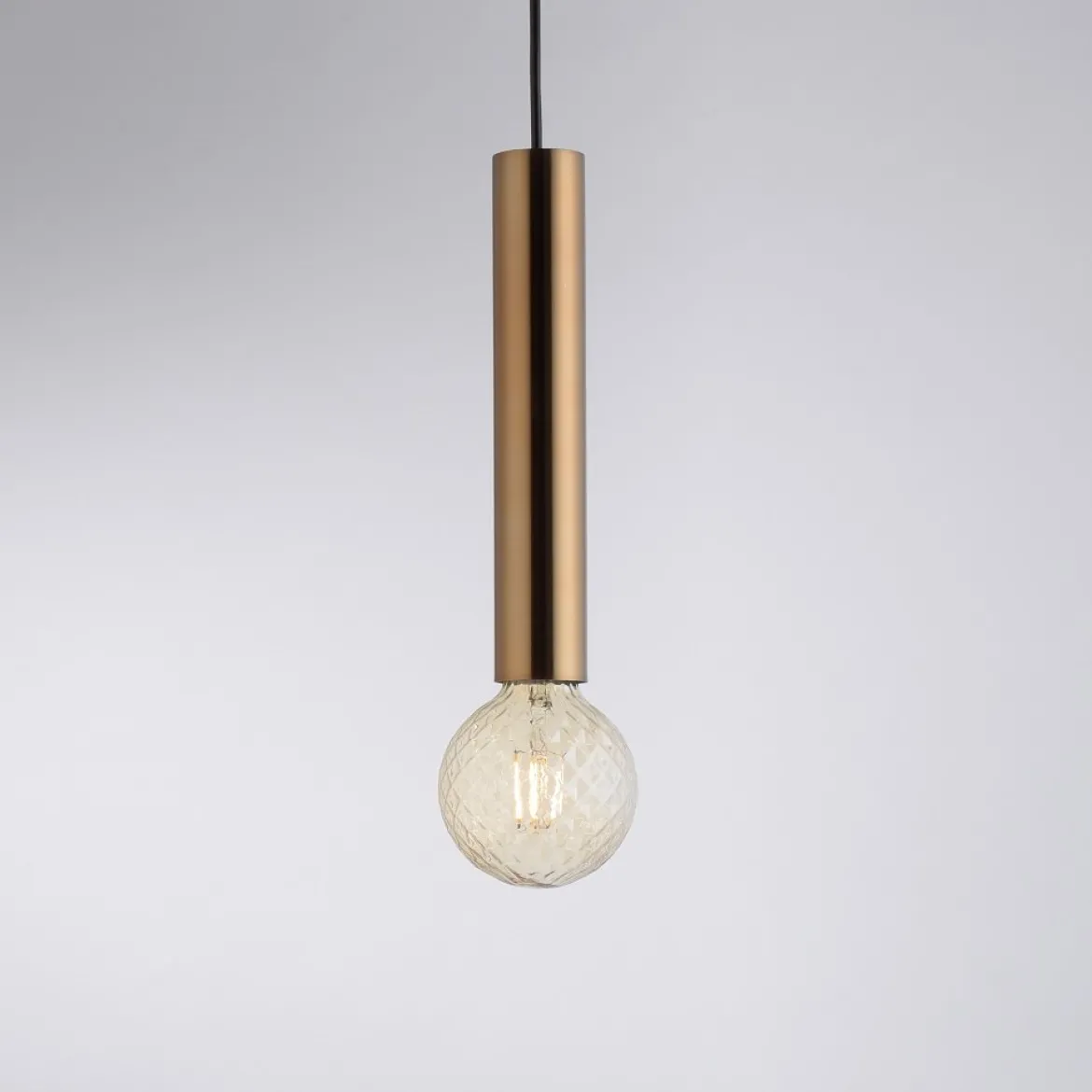 Leuchten Direkt 15617-60 BRUNA Pendelleuchte 1-flammig Messing Matt