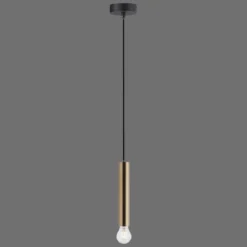 Leuchten Direkt 15617-60 BRUNA Pendelleuchte 1-flammig Messing Matt