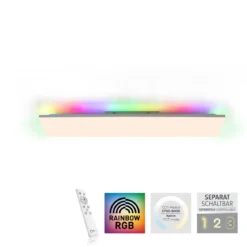 Leuchten Direkt 15562-16 CONRAD LED Deckenleuchte rechteckig CCT Rainbow RGB