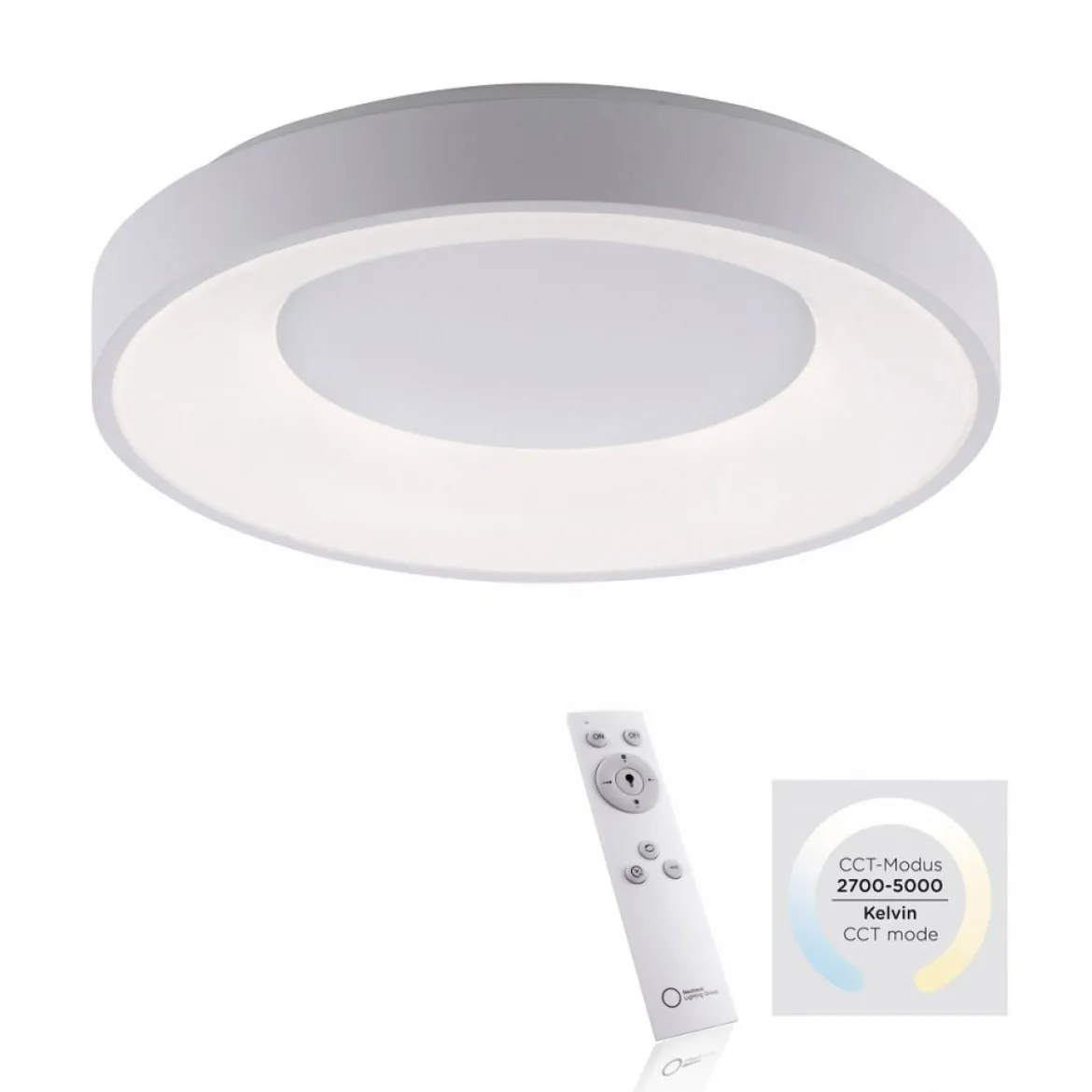 Leuchten Direkt 14326-16 Deckenleuchte Anika 50 weiß