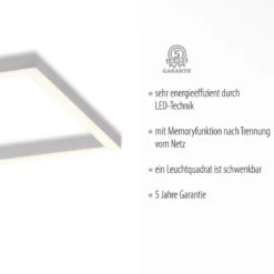 Leuchten Direkt 14003-55 Deckenleuchte Iven 3-flammig stahl