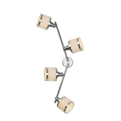 Leuchten Direkt 15374-17 Deckenleuchte ACCOR 4-flammig chrom glänzend