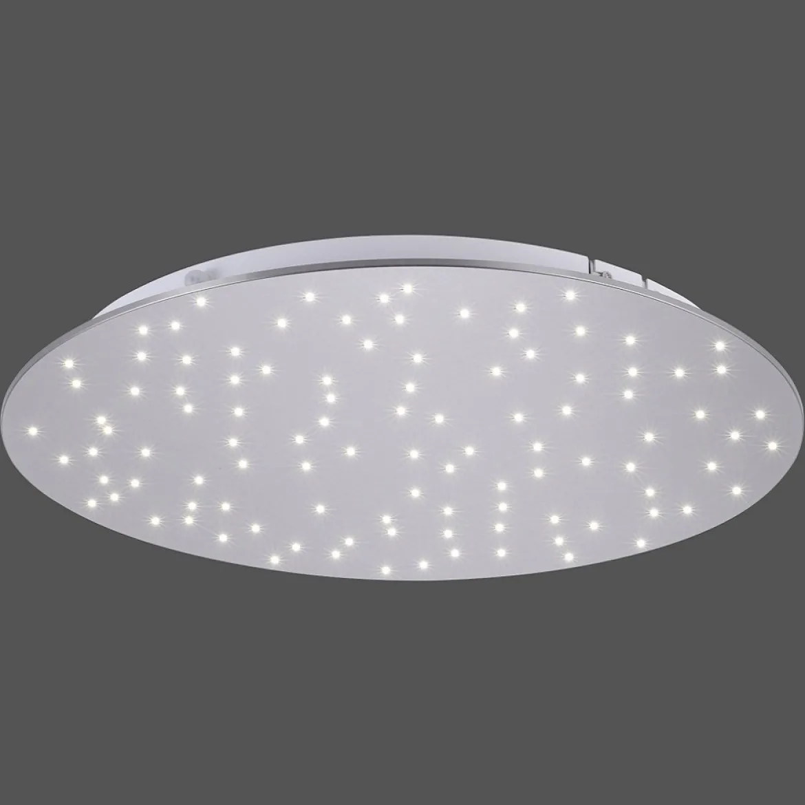 Leuchten Direkt 14673-55 Deckenleuchte Sparkle stahl rund
