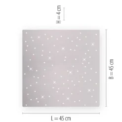 Leuchten Direkt 14671-55 Deckenleuchte Sparkle 45 stahl