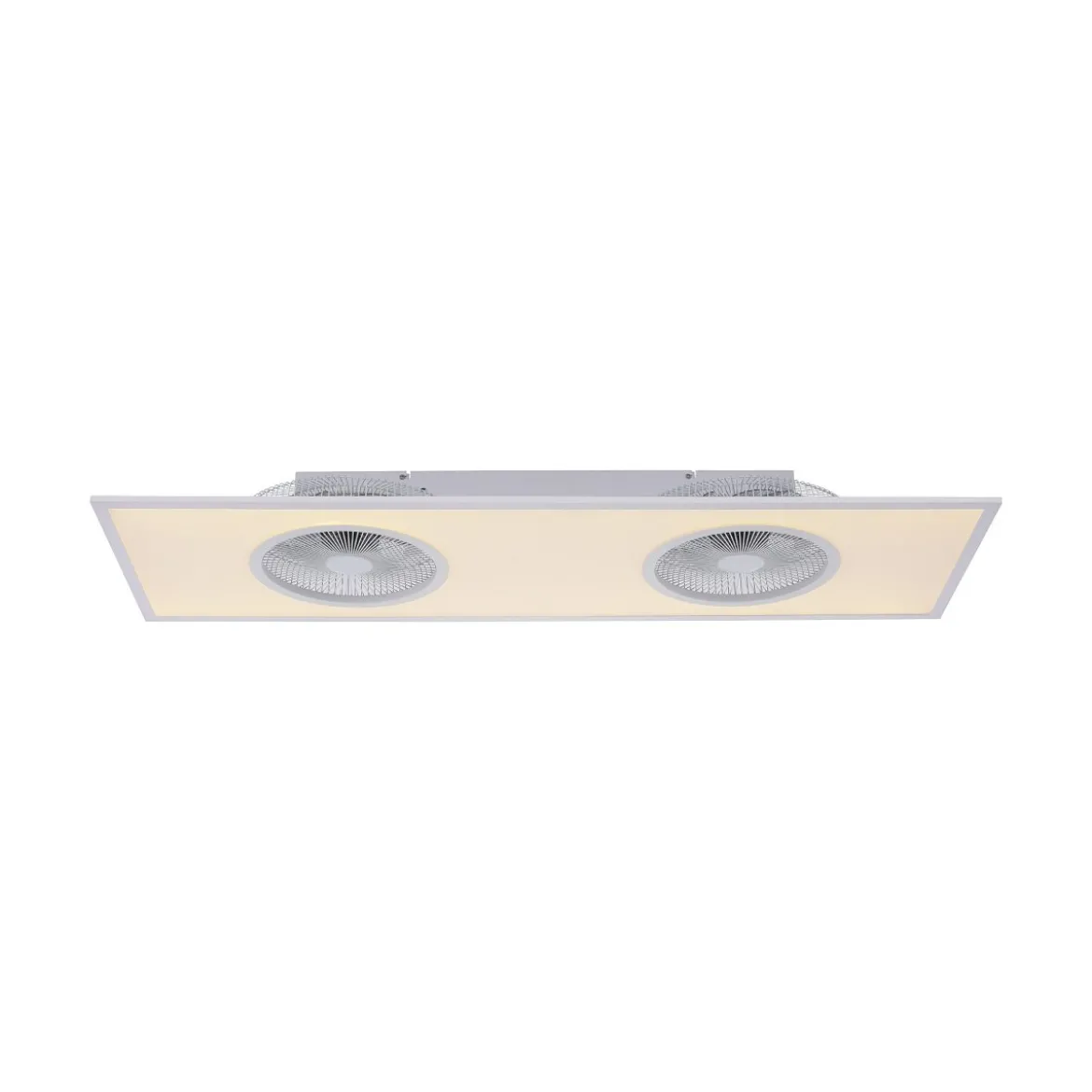 Leuchten Direkt 14643-16 Deckenventilator Flat-Air eckig weiß