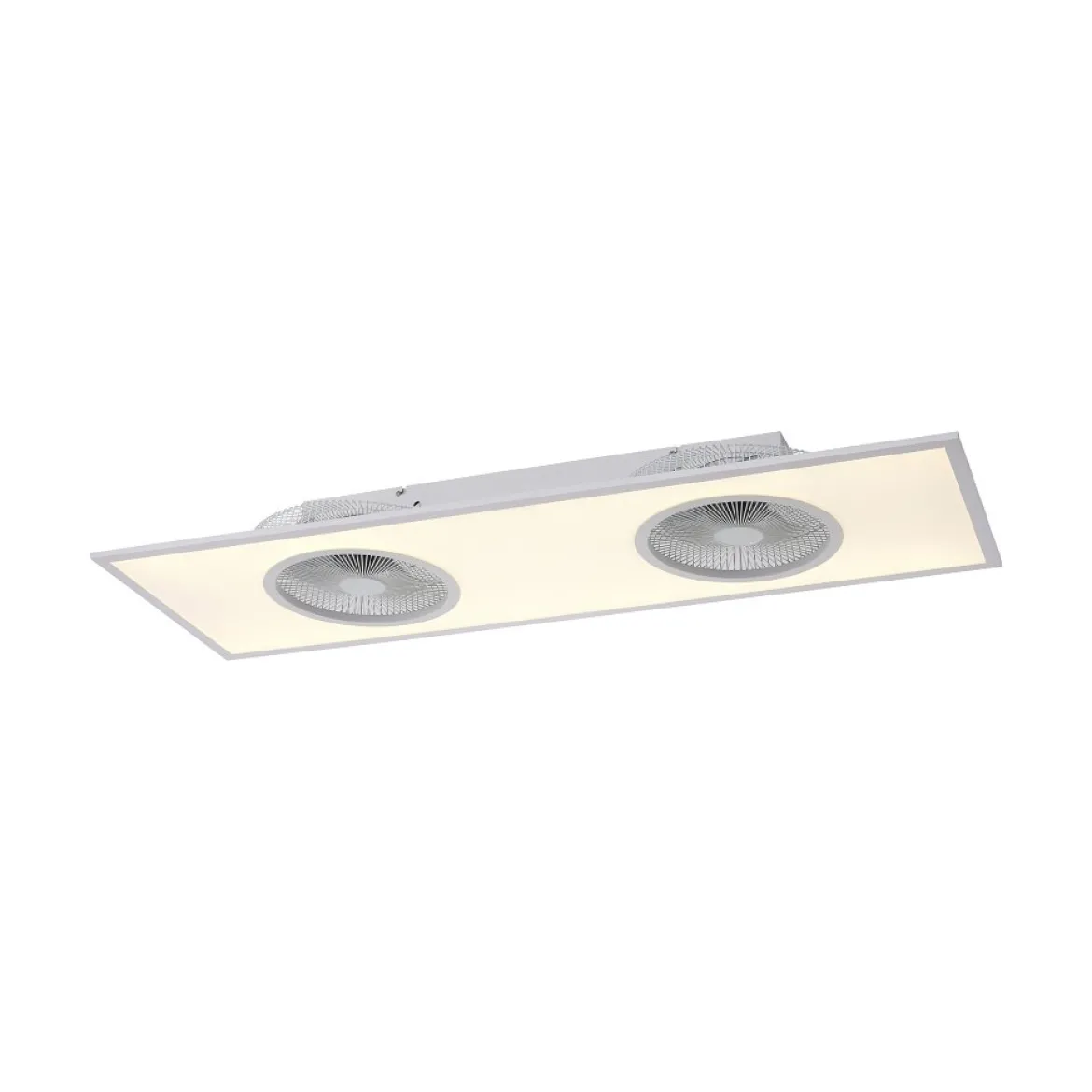 Leuchten Direkt 14643-16 Deckenventilator Flat-Air eckig weiß