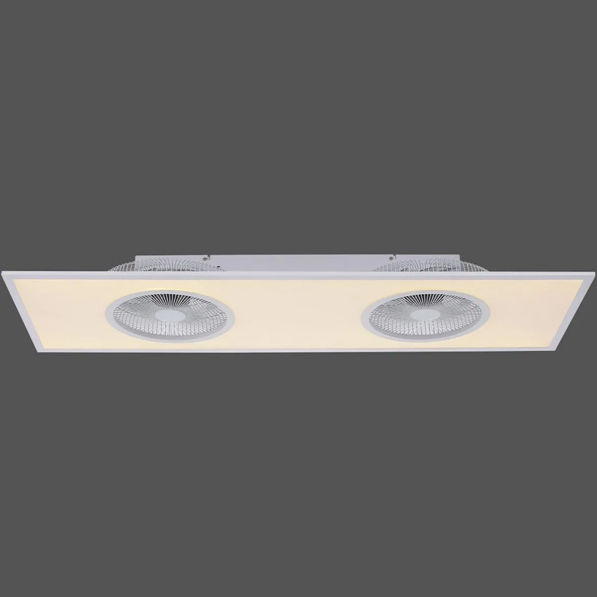 Leuchten Direkt 14643-16 Deckenventilator Flat-Air eckig weiß
