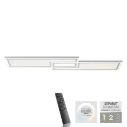 Leuchten Direkt 14875-16 EDGING LED Deckenleuchte Weiss 110x28cm CCT
