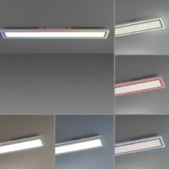 Leuchten Direkt 14901-16 EDGING LED Deckenleuchte weiss 100x18cm Rainbow RGB