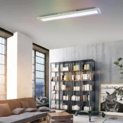 Leuchten Direkt 14901-16 EDGING LED Deckenleuchte weiss 100x18cm Rainbow RGB