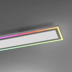 Leuchten Direkt 14901-16 EDGING LED Deckenleuchte weiss 100x18cm Rainbow RGB