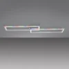 Leuchten Direkt 14635-55 FELIX60 LED Deckenleuchte 72x120cm RGBW silber
