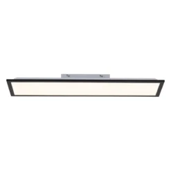 Leuchten Direkt 14741-18 FLAT LED Deckenleuchte schwarz 80x25cm 3000K