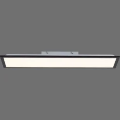 Leuchten Direkt 14741-18 FLAT LED Deckenleuchte schwarz 80x25cm 3000K