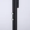 Leuchten Direkt 11710-18 HANS Stehleuchte Schwarz mit Lesearm dimmbar
