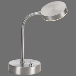 Leuchten Direkt 14419-55 HENSKEN LED Tischleuchte silberfarbig