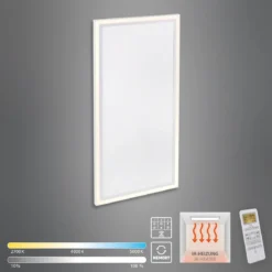 Leuchten Direkt 18069-16 LED Deckenleuchte BEROA mit Infarot-Heizung