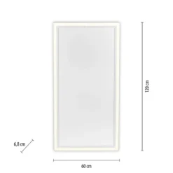 Leuchten Direkt 18069-16 LED Deckenleuchte BEROA mit Infarot-Heizung