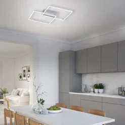 Leuchten Direkt 14017-55 LED Deckenleuchte IVEN stahl CCT steuerbar