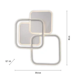 Leuchten Direkt 14117-55 LED Deckenleuchte SEVENT