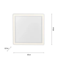 Leuchten Direkt 18067-16 LED Deckenleuchte BEROA mit IR-Heizung CCT