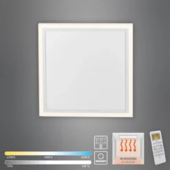 Leuchten Direkt 18067-16 LED Deckenleuchte BEROA mit IR-Heizung CCT