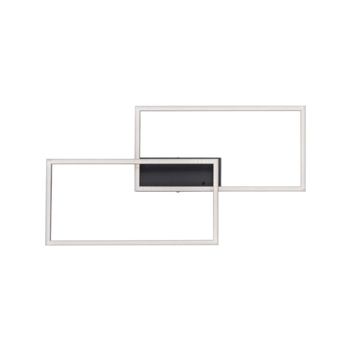 Leuchten Direkt 14140-18 LED Deckenleuchte Iven eckig schwarz CCT