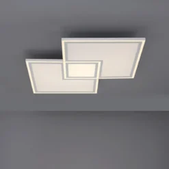 Leuchten Direkt 14855-16 LED Panel Edging 67x67cm weiß eckig