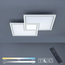 Leuchten Direkt 14855-16 LED Panel Edging 67x67cm weiß eckig