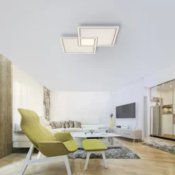 Leuchten Direkt 14855-16 LED Panel Edging 67x67cm weiß eckig