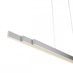 Leuchten Direkt 11660-95 LED Pendelleuchte Luzi aluminiumfarben ausziehbar