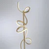 Leuchten Direkt 19031-60  LED Stehleuchte Curls messing matt dimmbar