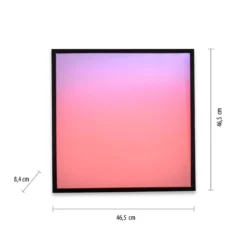 Leuchten Direkt 14110-18 MARIO BLACK LED Deckenleuchte 45x45cm RGBW