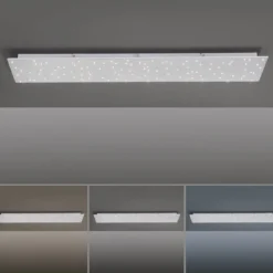 Leuchten Direkt 14672-16-O Deckenleuchte Sparkle weiß