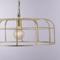 Leuchten Direkt 11493-60 Pendelleuchte Amir messing E27
