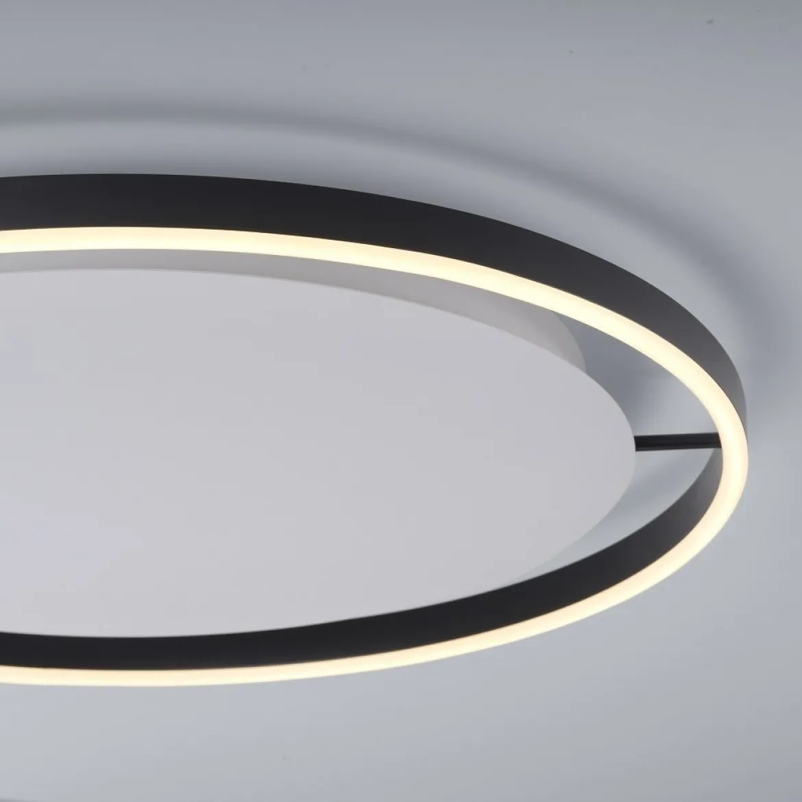 Leuchten Direkt 15392-13 RITUS LED Deckenleuchte Anthrazit rund 60cm